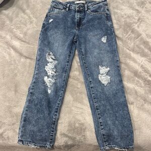 Distressed Blue Women's Jeans